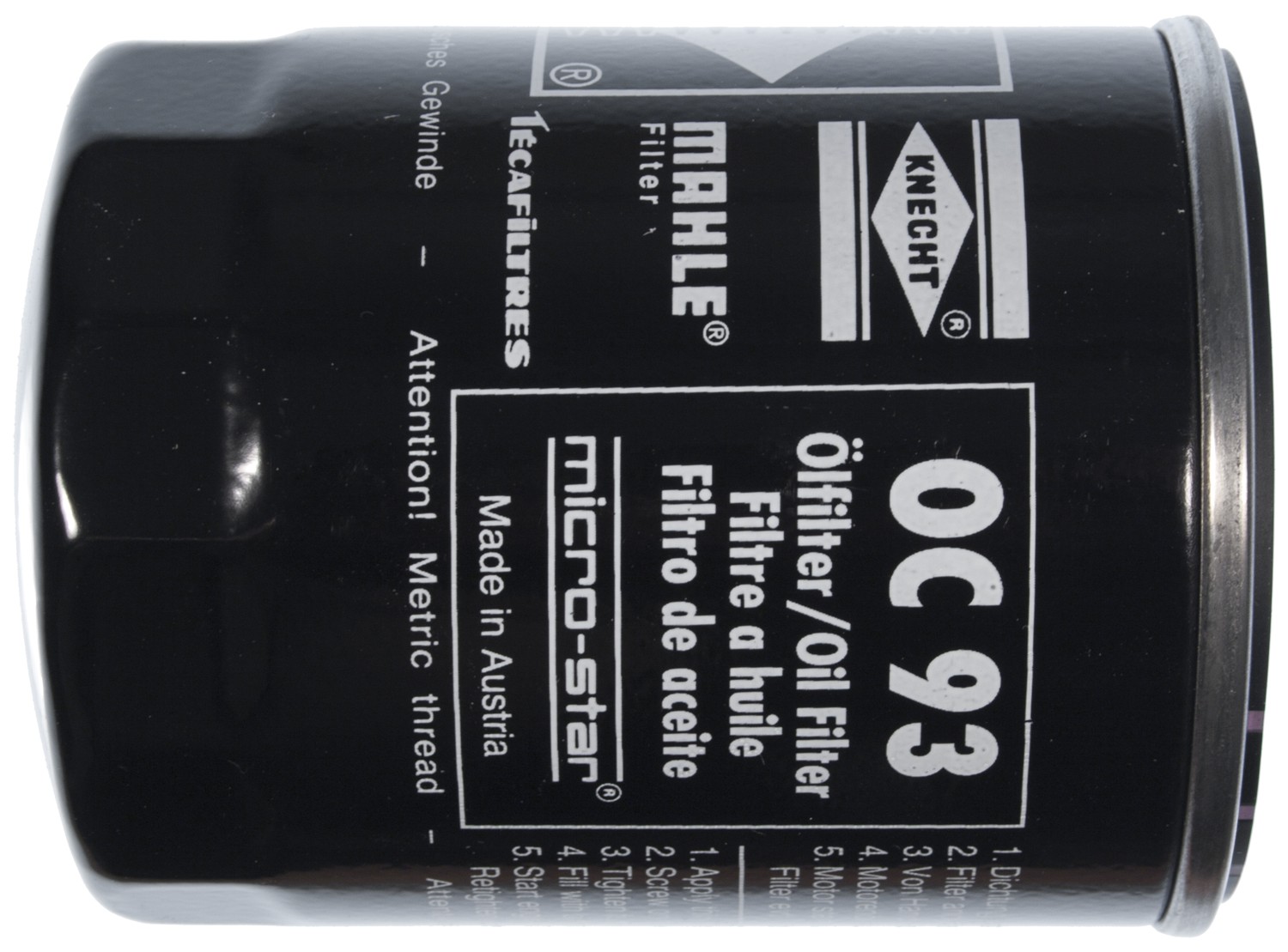OC93_MAHLE Engine Oil Filter